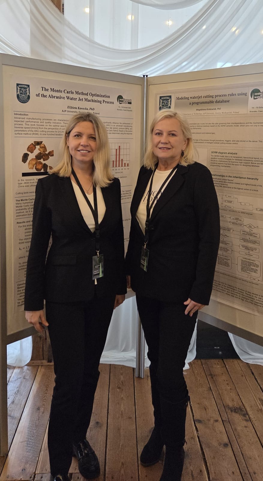 Pracownicy Wydziału Technicznego AJP na międzynarodowej konferencji Water Jet 2025