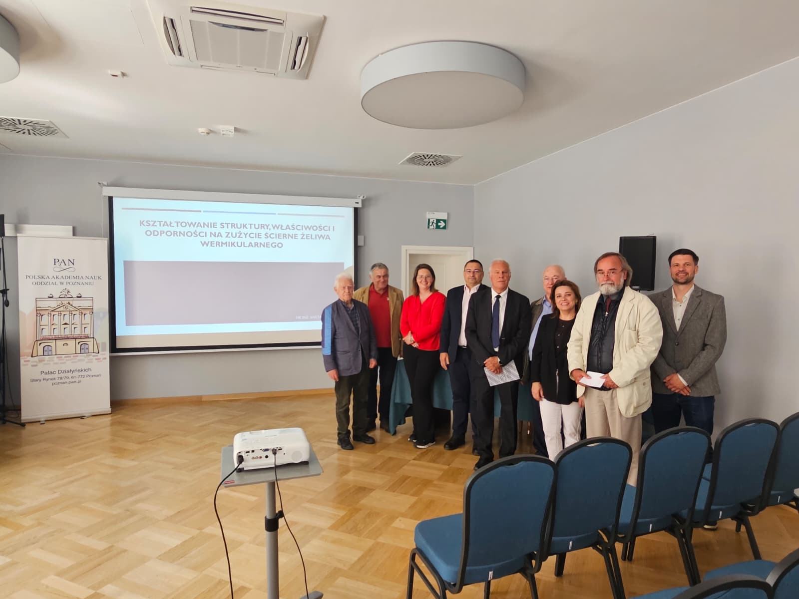 Referat dr&nbsp;inż.&nbsp;Anety Jakubus na&nbsp;posiedzeniu Komisji Inżynierii Powierzchni PAN w&nbsp;Poznaniu